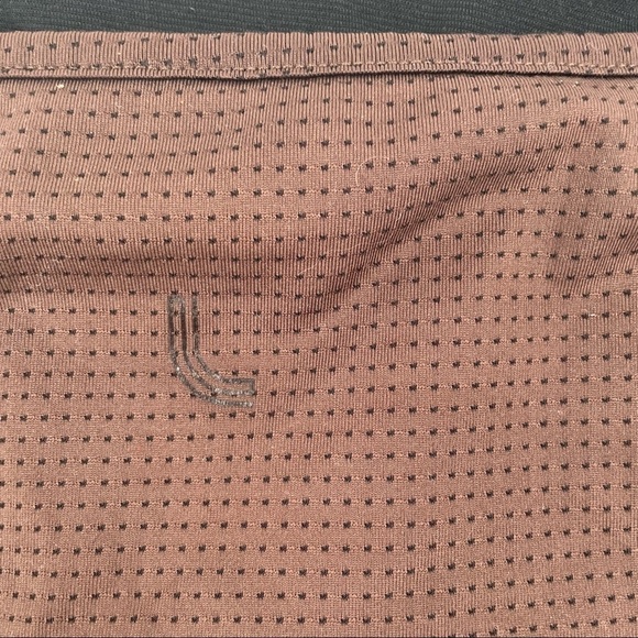 LOLE Womens Brown perforated Athletic Spaghetti strap tank top size: Small - Picture 4 of 10